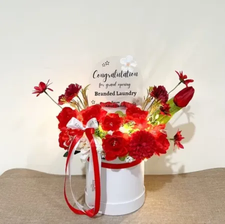Bloom Box Akrilik Ucapan Grand Opening Bangli